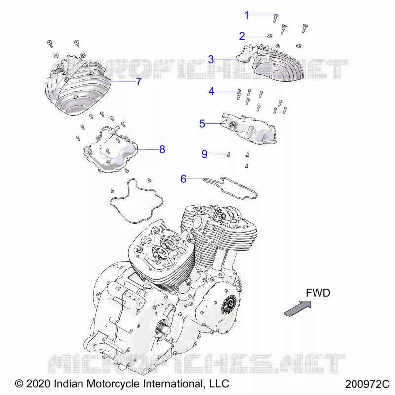 MOTORE, ROCKER COVERS