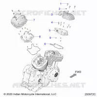 MOTORE, ROCKER COVERS