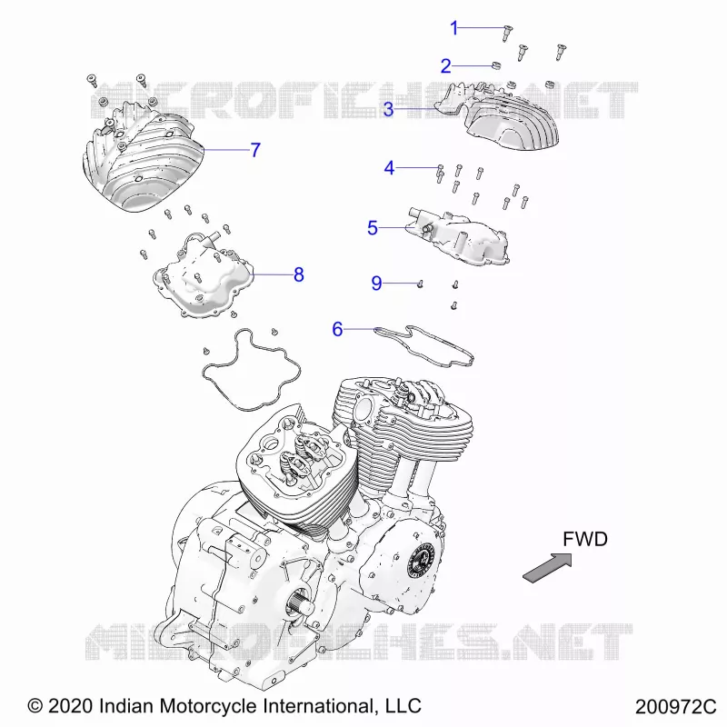 MOTORE, ROCKER COVERS