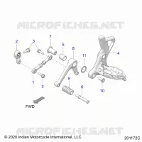 TRASMISSIONE, SHIFT PEDAL AND LINKAGE