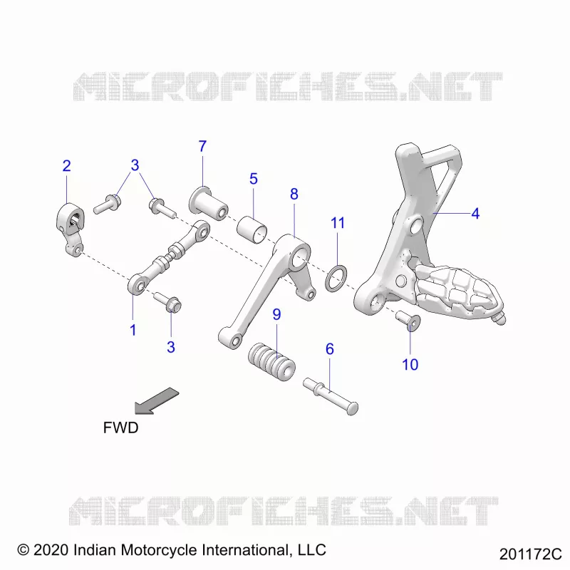 TRASMISSIONE, SHIFT PEDAL AND LINKAGE