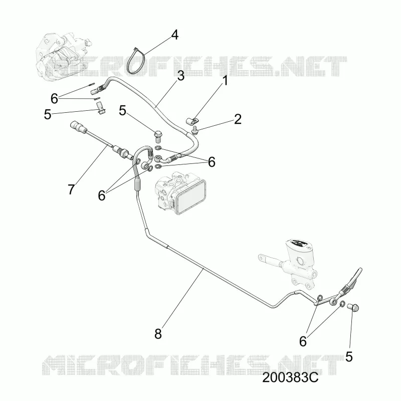 FRENOS, FRENO LINE, REAR, ABS