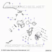 SISTEMA DI ALIMENTAZIONE CARBURANTE, FUEL CLAM SHELL/THROTTLE BODY