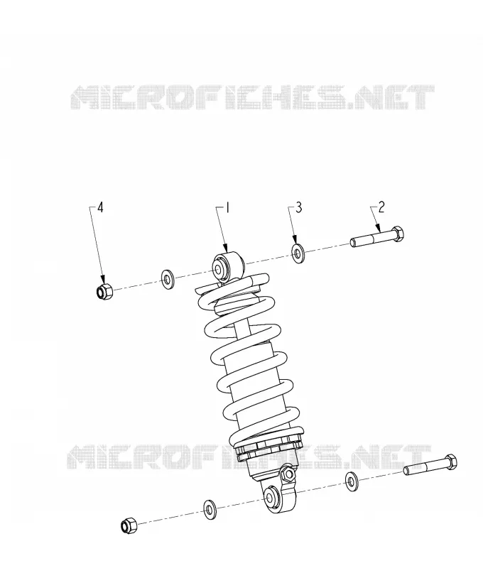 SOSPENSIONE POSTERIORE SHOCK ABSORBER