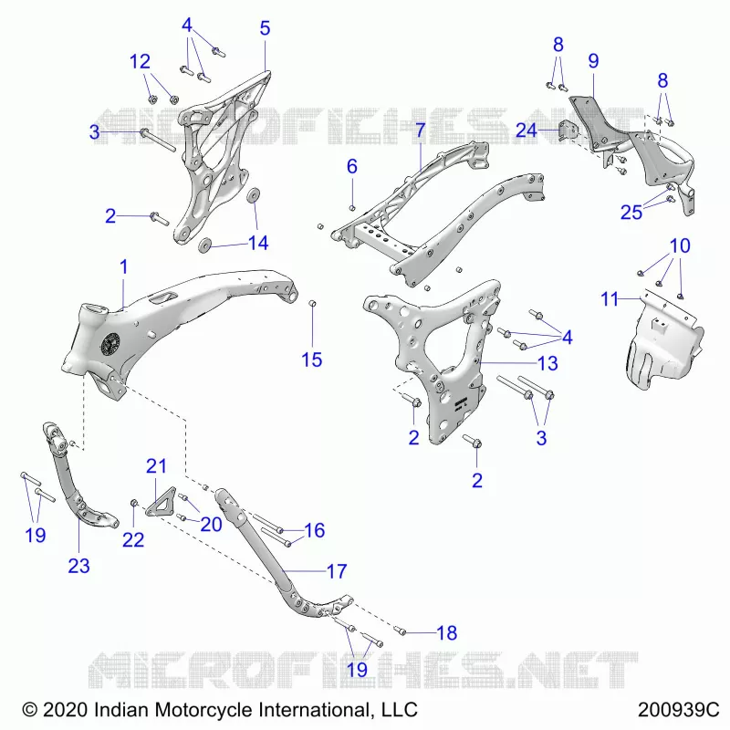 CHASSIS, TELAIO ASM.