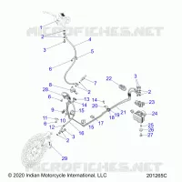 FRENO ANTERIORE ASM., W/ABS