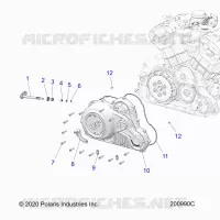 MOTORE, COVER ASM., PRIMARY DRIVE