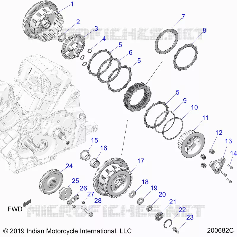 TRASMISSIONE, CLUTCH AND PRIMARY DRIVE