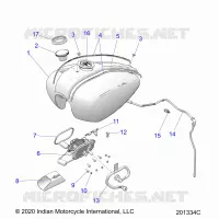 SISTEMA DI ALIMENTAZIONE CARBURANTE, FUEL TANK ASM.