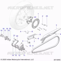 TRASMISSIONE, SPROCKETS, GUARDS AND CHAIN