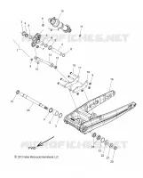 SOSPENSIONE POSTERIORE ASM., SWING ARM AND SHOCK