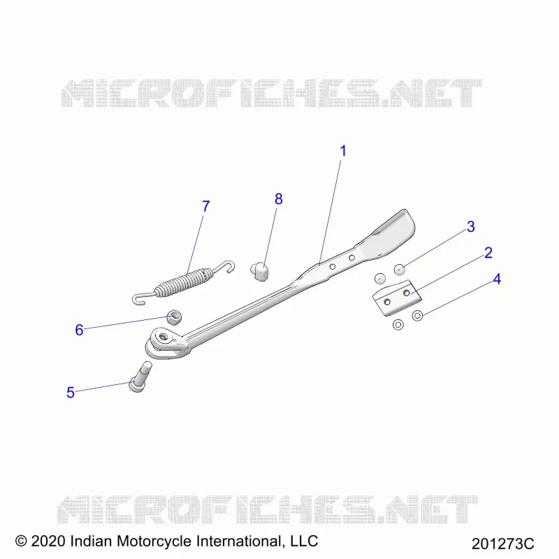 CHASSIS, SIDE STAND