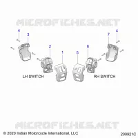 ELETTRICO, SWITCH CONTROLS, LH/RH