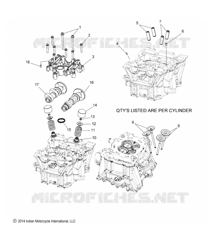 ENGINE, TESTA CILINDRO ASM.
