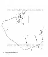 CONTROLS, CLUTCH LEVER ASM. AND CABLE - N15MSA00AA/AB/AC/AE (49INDIANCONTROLS15SCOUT)