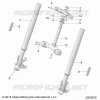 TIMONE, FRONT FORKS