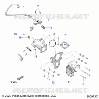 SISTEMA DI ALIMENTAZIONE CARBURANTE, FUEL CLAM SHELL/THROTTLE BODY