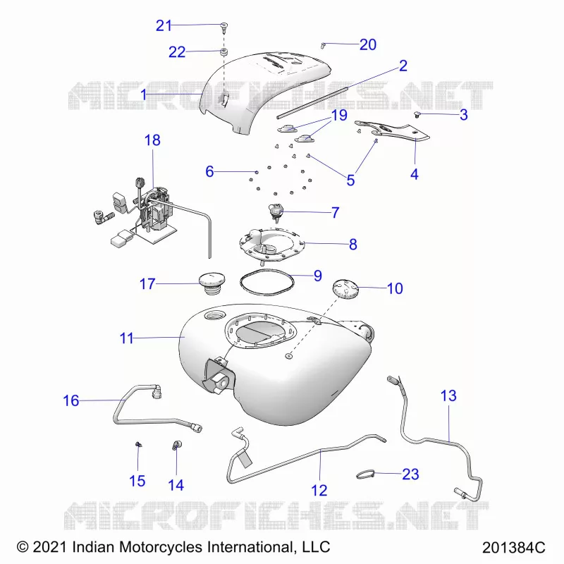 SISTEMA DI ALIMENTAZIONE CARBURANTE, FUEL TANK ASM.