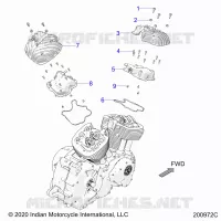 MOTORE, ROCKER COVERS