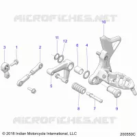TRASMISSIONE, SHIFT PEDAL AND LINKAGE
