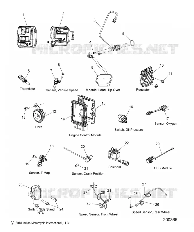 ELETTRICO, COMPONENTS