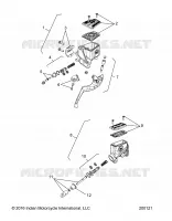 FRENOS, MASTER CYL., FRONT AND REAR