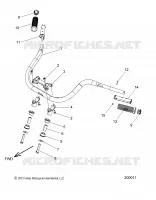 STEERING, MANUBRIO MONTAGGIO AND GRIPS