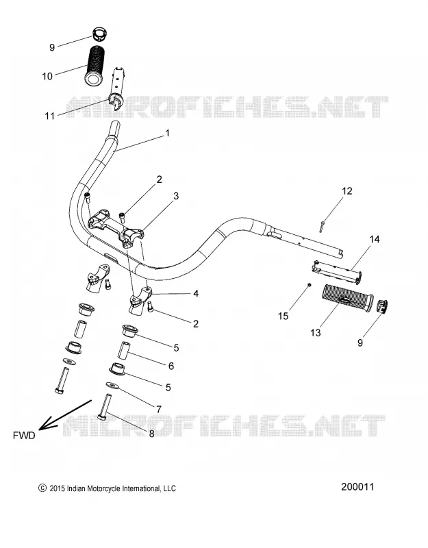 STEERING, MANUBRIO MONTAGGIO AND GRIPS