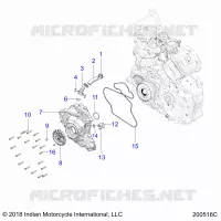 MOTORE, STATOR COVER