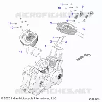 ENGINE, TESTA CILINDRO ASM.