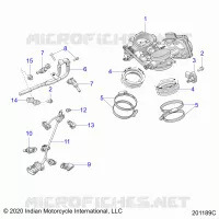ENGINE, CORPO FARFALLATO AND FUEL RAIL