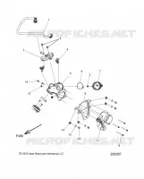 SISTEMA DI ALIMENTAZIONE CARBURANTE, FUEL CLAM SHELL/THROTTLE BODY