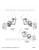 ELETTRICO, SWITCH CONTROLS, LH/RH