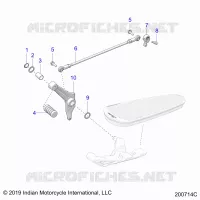 TRASMISSIONE, SHIFT PEDAL AND SHIFT LINKAGE