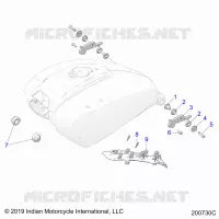 SISTEMA DI ALIMENTAZIONE CARBURANTE, FUEL TANK MOUNTING