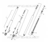 FRONT SUSPENSION FORKS - N121C/V/D ALL OPTIONS (INDIANFORK12CC)