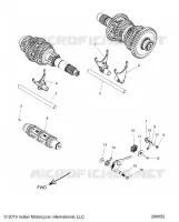 DRIVE TRAIN, FORCHE SHIFT AND DRUM