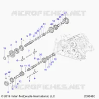 TRASMISSIONE, INPUT AND OUTPUT SHAFTS