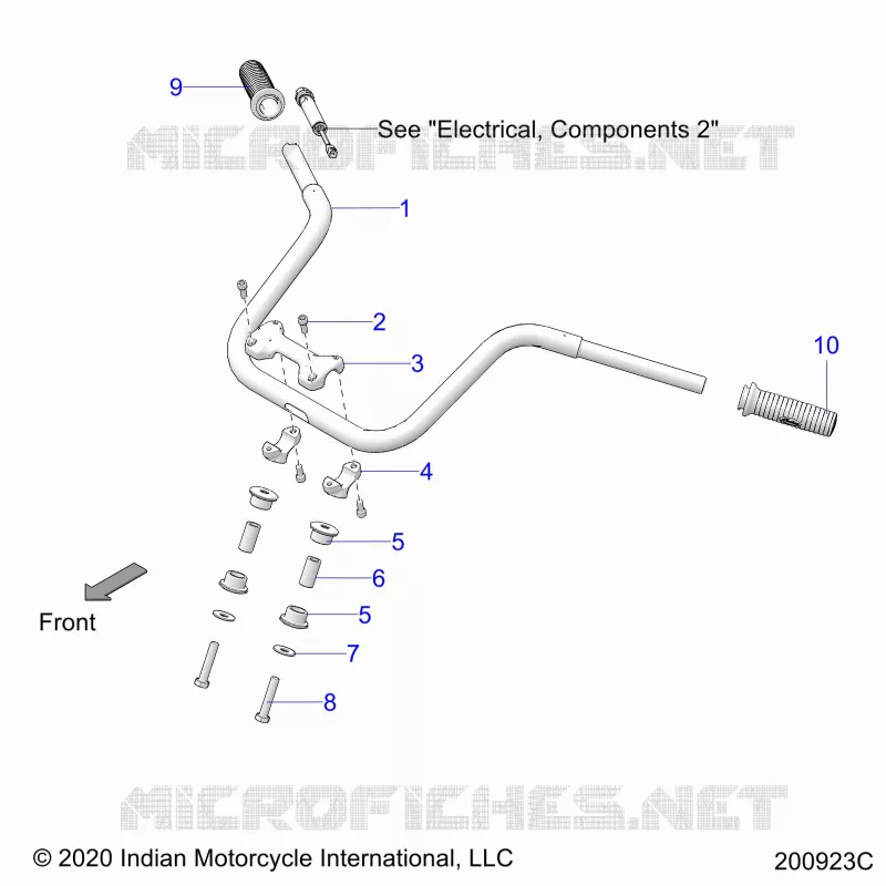 STEERING, MANUBRIO MONTAGGIO AND GRIPS