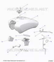 SISTEMA DI ALIMENTAZIONE CARBURANTE, FUEL TANK ASM.