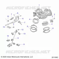 ENGINE, CORPO FARFALLATO AND FUEL RAIL