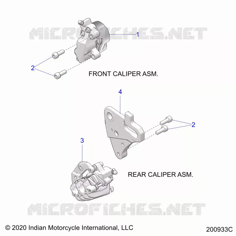 BRAKES, PINZA FRENO ANTERIORE AND REAR