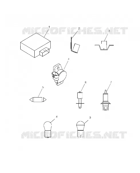 ELECTRICAL COMPONENTS - N131C/D/V ALL OPTIONS (INDIANHARNESS12CC)