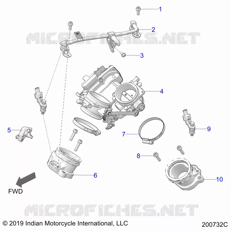 SISTEMA DI ALIMENTAZIONE CARBURANTE, FUEL RAIL/THROTTLE BODY