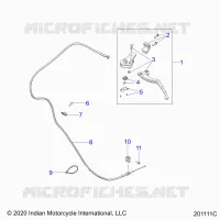 CONTROLS, LEVA FRIZIONE AND CABLE