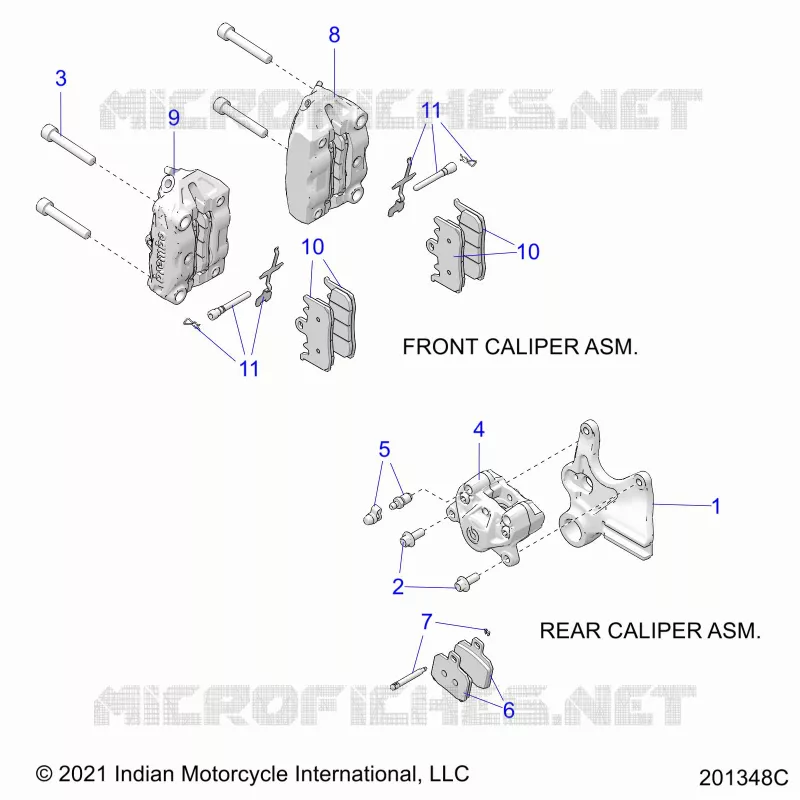 BRAKES, PINZA FRENO ANTERIORE AND REAR