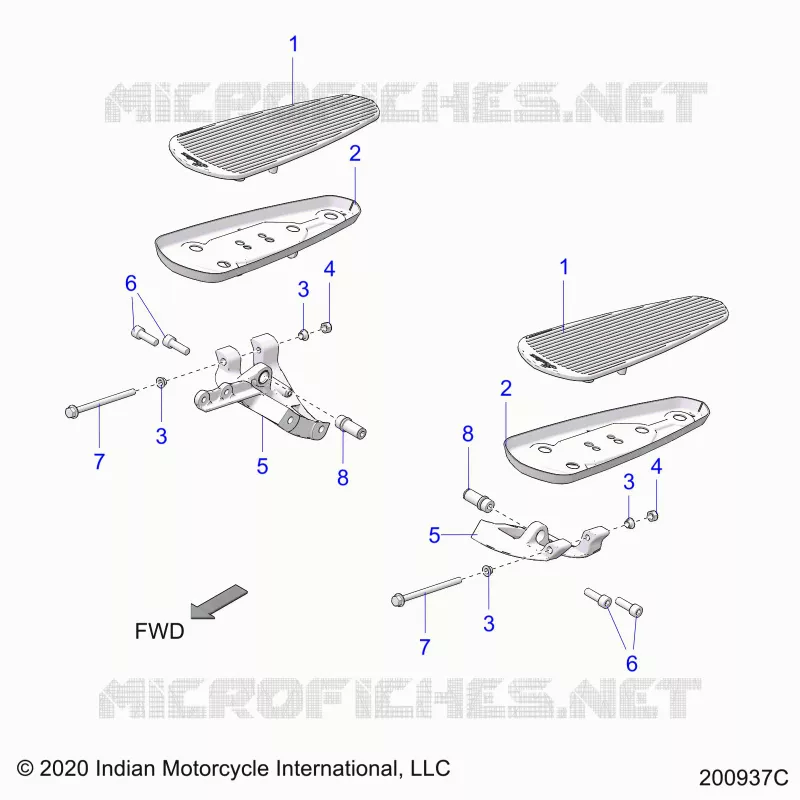 CHASSIS, FLOORBOARD, DRIVER