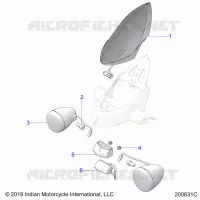 ELETTRICO, TURN SIGNALS, REAR AND TAILLIGHT