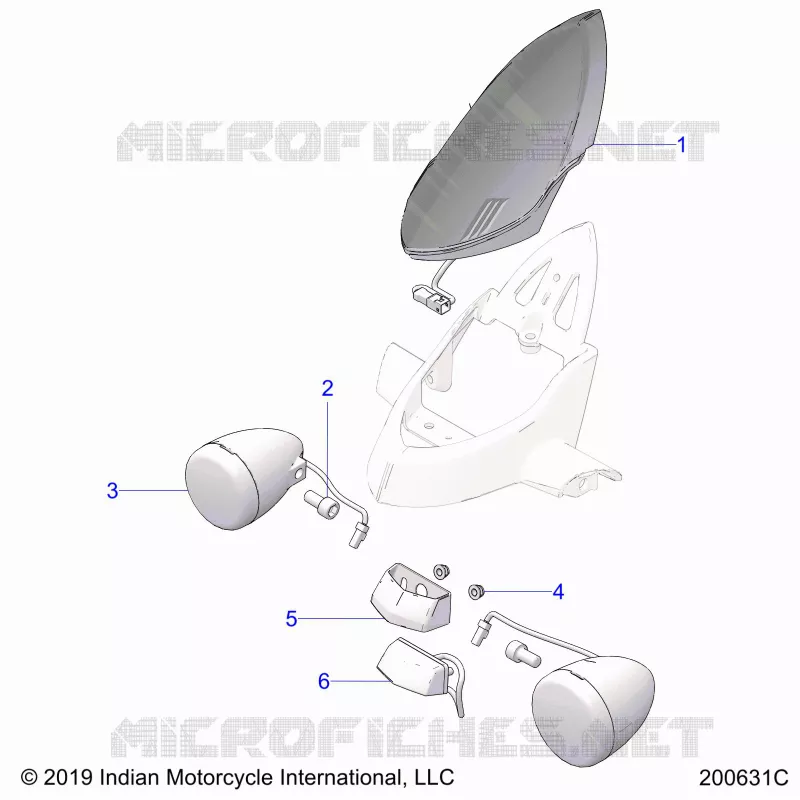 ELETTRICO, TURN SIGNALS, REAR AND TAILLIGHT