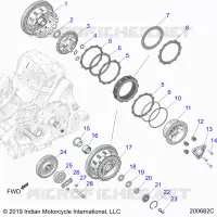TRASMISSIONE, CLUTCH AND PRIMARY DRIVE